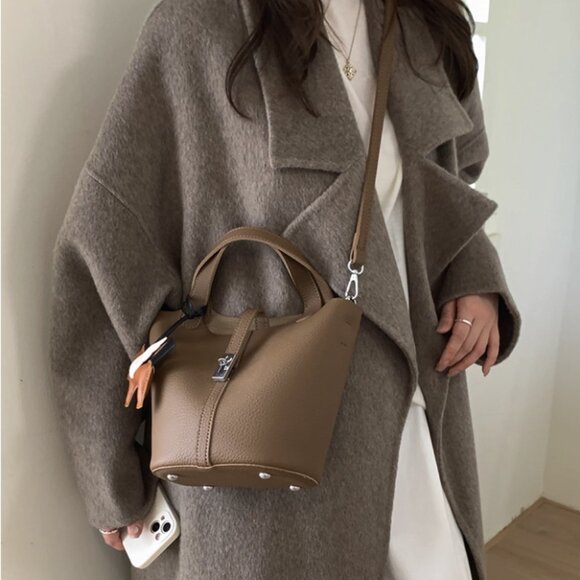 Classic Mini Top Handle Bucket Bag - Picture 4 of 8